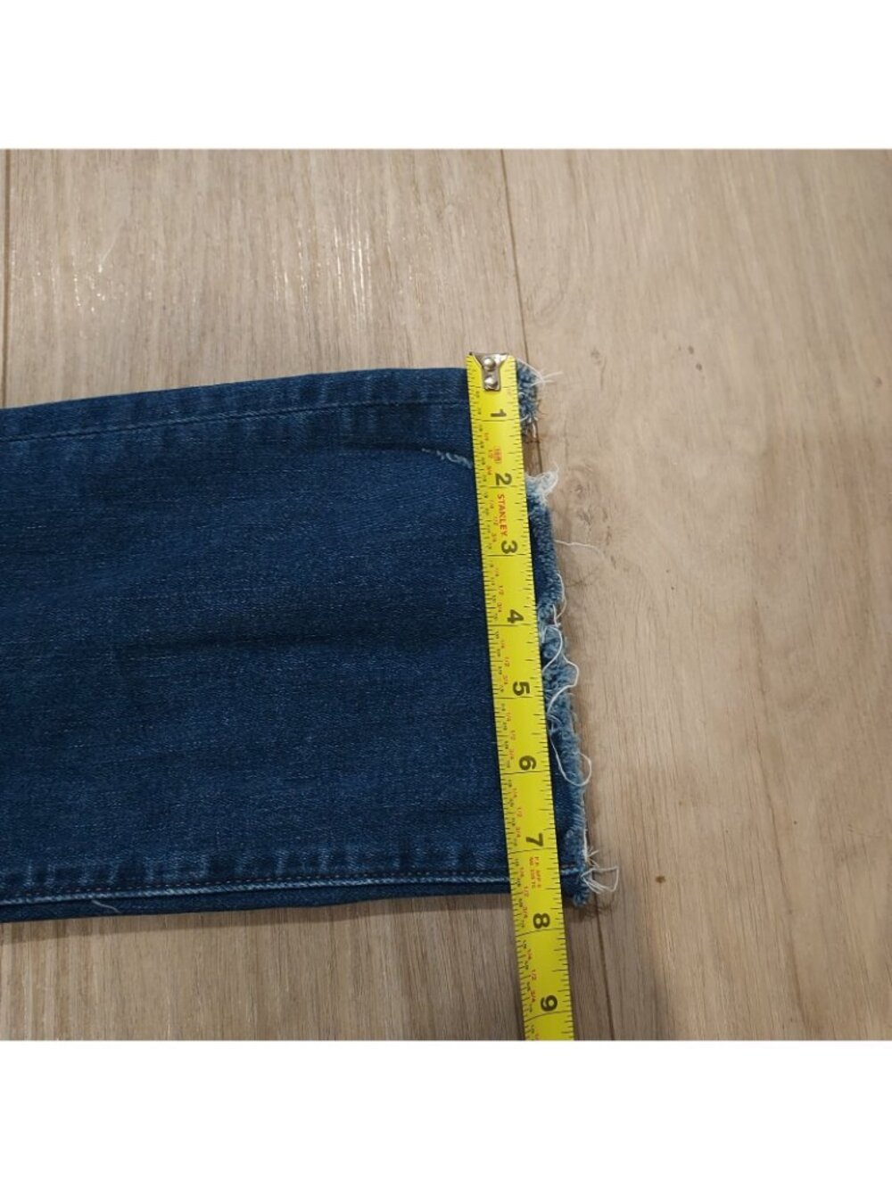 Loft Outlet Petite Jeans Raw Hem Ankle Pants - Picture 9 of 14